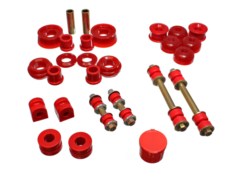 Dodge Neon Suspension Bushing Kit - Energy Suspension - Hyper-Flex - Red - `00-`05